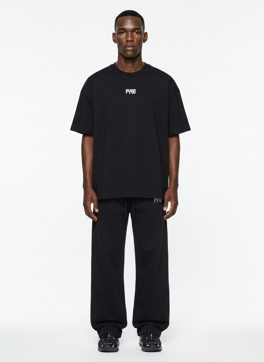 PYRO HEAVY OVERSIZE TEE — ESSENTIAL