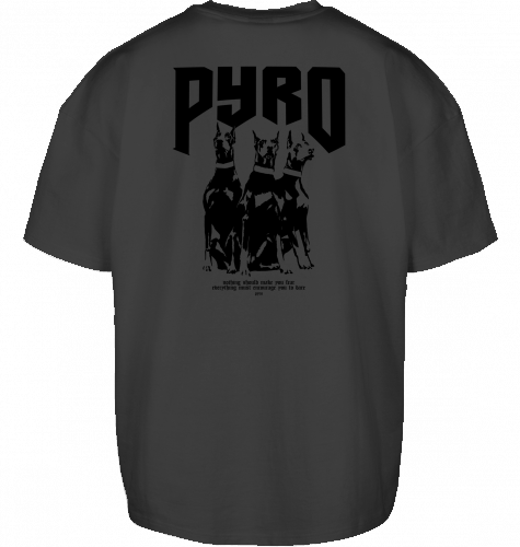 PYRO DOBERMAN OVERSIZE TEE - PYRO THE BRAND