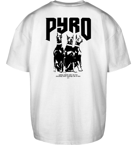 PYRO DOBERMAN OVERSIZE TEE - PYRO THE BRAND